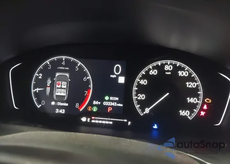 2024 Honda Civic Sport из США, поврежденный, VIN 2HGFE2F57RH572784